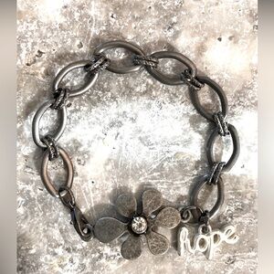Women’s new , handmade gunmetal vintage style bracelet